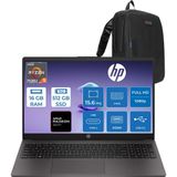 Hp 255 G10 Ryzen 5 7535U 16Gb 512Gb Ssd Amd Radeon 660M 15.6" Fhd 250Nıts Freedos Taşınabilir Bilgisayar D30m3etf01 + Zettaçanta