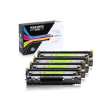 Hp 285A Toner 2000 Sayfa 85A / Ce285a/P1102/6000/6030/3010 Uyumlu (Ya-De Toner Black,4 Pack)