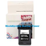 HP 301XL-CH563EE (1000-1010-1050-1510-1512-1514-2000-2050-2054-2510-2514-2540-2542-2544-2549-3000-3050-3052-3054-3055-3057-3059-2620-2622-2624-4630-4632-4634-4636-ENVY 4500-5530) Muadil Siyah Kartuşu
