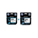 HP 305 Deskjet 2723 Siyah 2'li Orjinal Kartuş Seti