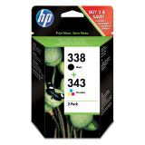 HP 338-343 Renkli Mürekkep Kartuşu
