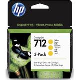 HP 3ED79A 712 3'lü Paket Sarı Mürekkep Kartuş