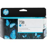 HP 498N5A 738 Cyan Mavi 130 ml Plotter Kartuşu