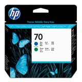 HP 70 C9408A Mavi ve Yeşil Baskı Kafası
