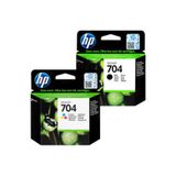 HP 704 Siyah Kartuş Cn692ae Ve 704 Üç Renkli Kartuş Cn693ae 2'li