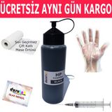 Hp 7110 7510 7610 500Ml Siyah Muadil Mürekkep Duruınk Hediyeli Kartuş Dolum Mürekkebi