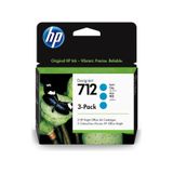 Hp 712 Cyan Mavi 29ml 3lü Paket Plotter Kartuşu 3ed77a Kdo