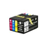 HP 7720 953XL Tüm Renkler Yüksek Kapasiteli Muadil Kartuş Seti