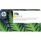 HP 776-1XB08A Sarı Orjinal Kartuş