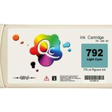HP 792-CN709A Açık Mavi Lateks Muadil Kartuş