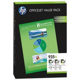 Hp 935Xl F6U78Ae Sarı/Kırmızı/Mavi 3Lü Paket Kartuş + 25 Mat Kağıt + 50 Foto. Kağıdı