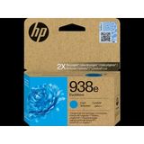 HP 938E 4S6X9PE Mavi Orijinal Mürekkep Kartuş
