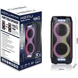 HP 939 Taşınabilir Şarjlı Bluetooth Hoparlör 80 w Rms 2*8 inc Woofer Ultra Bass