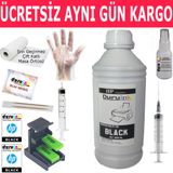 HP 9680GP 410 M300 Siyah 2x100 ml Uyumlu Kartuş Mürekkep Dolum Seti
