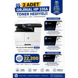 Hp A3 Laserjet Mfp M442dn 8Af71a 2K Siyah Çok Fonksiyonlu Lazer Yazıcı Usb-Ethernet-Kablosuz (2 Adet Toner Hediyeli)