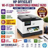 Hp Akıllı Bağlantı ve Kullanım Kolaylığı ,officejet Wi-Fi + Tarayıcı + Fotokopi Renkli Çok Fonksiyonlu Mürekkep Püskürtmeli Yazıcı - Beyaz