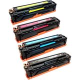 Hp CB540/CB541/CB542/CB543 (125A) Muadil Toner Seti Tüm Renkler