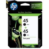 HP CC625A 45 Black Siyah 42ML 51645AA 2Lİ Paket Kartuş