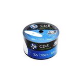 Hp CD-R80 Full Face Yazdırılabilir 700 MB 52 x (50 Adet, Her Biri 80 Dakikalık Hatırlatılabilir CD Toplu Paketli Makara) - Ahşap