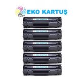 Hp Ce285a M1132 Ekonomik Avantajlı 5’li Paket Muadil Toner Muadil Toner