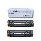 Hp Ce285a Toner Laserjet Pro Mfp M1212nf M1217nfw P1102w P1109w P1102 P1109 M1212 M1217 Lbp6000 Mf3010 ( 2 Adet)