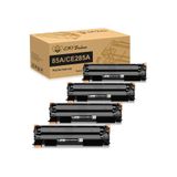 HP CE285A TONER P1102W P1109W M1212NF M1217NFW P1006 P1005 P1505 Ink Printer (Black, 4-Packs)