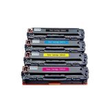 HP Color LaserJet CP1215 Yazıcı Uyumlu (cb540-cb541-cb542-cb543) (125A) 4 Renk Muadil Toner Seti
