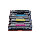 HP Color LaserJet CP1515n Yazıcı Uyumlu (cb540-cb541-cb542-cb543) (125A) 4 Renk Muadil Toner Seti