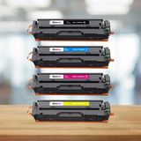 HP Color Laserjet Enterprise M455dn Çipli W2030A 415A Muadil Toner Takımı