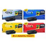 HP Color Laserjet Pro Mfp M479FDW Çipli W2030A 415A 4 Renk Muadil Toner Takımı