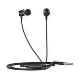 Hp Dhe-7000-Bk Kablolu Kulakiçi 3.5Mm Jack Mikrofonlu Siyah Kulaklık