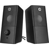 Hp DHS-2101S 6W Siyah Multimedia Hoparlör, Bas ve Tiz Ayarı Olmadan Temiz Ses Deneyimi