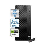 Hp Elitedesk 8 G1I Ultra7 265 Ddr5 256GB 8tb SSD 8GB/RTX5060 Wi-Fi 7 BE200 (2x2) + Bt 5.4 500W Windows 11 Pro Iş Istasyonu CS7A7ETP67 + Zettaçanta