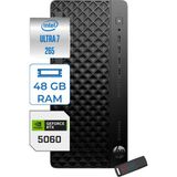 Hp Elitedesk 8 G1I Ultra7 265 Ddr5 48GB 2tb SSD 8GB/RTX5060 Wi-Fi 7 BE200 (2x2) + Bt 5.4 500W Windows 11 Pro Iş Istasyonu CS7A7ETP19 + Zettaçanta