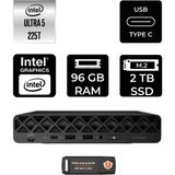 HP Elitedesk 8 Mini G1I Aı Core Ultra 5 225 Mini PC 96GB RAM 2TB SSD FreeDOS + Per4 USB 998V3ETPN335 - Yok (Free Dos)