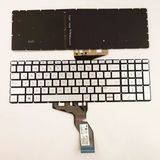 Hp Envy X360 17-Ae100, 17-Ae101ng Uyumlu Klavye, Tuş Takımı (Silver, Gri Tr) Işıklı