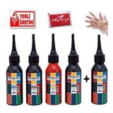 Hp , Epson, Canon, Brother Tanklı Yazıcı Üniversal Mürekkep Dolum Seti 5X100 Gr.