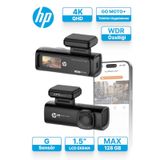 Hp F499X 4K Ultra Hd Akıllı Araç Içi Kamera - Dahili Gps'li, 1.5" LCD Ekranlı, Wi-Fi Telefon Bağlantılı, Wdr Gece Görüşlü ve G-Sensörlü Oto Kamera