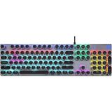 Hp GK400Y Mekanik Gaming Rgb Oyuncu Klavyesi Brown Switch Ingilizce Q - Siyah