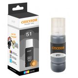 HP GT-51XL 90 ml Muadil Siyah Mürekkep