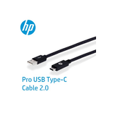 HP HP042GBBLK0.25TW Pro USBC V2.0 0.25 mt Siyah Hızlı Şarj Kablosu