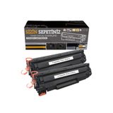 HP Laserjet P1100 P1102 P1102w P1104 CE285A 85A Chipli Muadil Toner 2 ADET