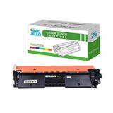 HP Laserjet Pro M102 Serisi M102a M102W M130 M130a M130fn m130fnwp m130fw m130nw M132 M132a M132fn M132fp M132fw CF217A için inkJello Uyumlu Toner Kartuşu Yonga ile (Siyah, 1-Paket)
