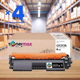 HP LaserJet Pro M130a Muadil Toner Çipli CF217A 4'lü 1.600 Sayfa