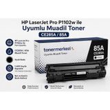 Hp Laserjet Pro P1102w İle Uyumlu, Toner / Ce285a / 85a