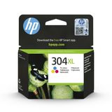HP N9K07AE 304XL Renkli Mürekkep Kartuş