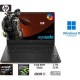 Hp omen 17-DB1015NT Ryzen Ai 7-350 8gb 1tb RTX5060 8gb 17.3 144hz W11 Pro C2EZ5EA Duddi - 1 TB - 8 GB
