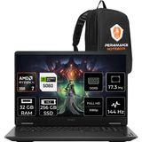 Hp Omen 17 Ryzen Aı 7 350 Rtx 5060 8gb 32GB Ram 256GB SSD 17.3" Fhd (1920X1080) 144Hz Freedos C2EZ3EAP319 Gaming Laptop + Per4 Çanta - 256 GB - 32 GB