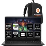 Hp Omen 17 Ryzen Aı 7 350 Rtx 5060 8gb 48GB Ram 4tb SSD 17.3" Fhd (1920X1080) 144Hz WIN11 Home C2EZ3EAP335 Gaming Laptop + Per4 Çanta - 4 TB - 48 GB