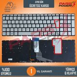 HP OMEN 17-W102NT Silver Klavye